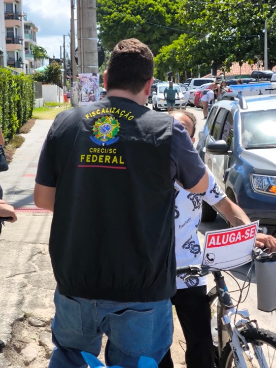 Foto CRECI SC Fiscalização Operação Verão