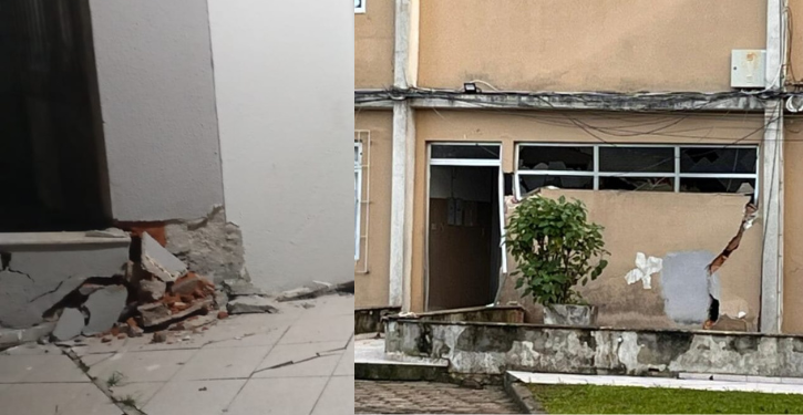 Fotos da Defesa Civil dão dimensão dos estragos provocados - Foto: Leandro Freitas / Defesa Civil SC