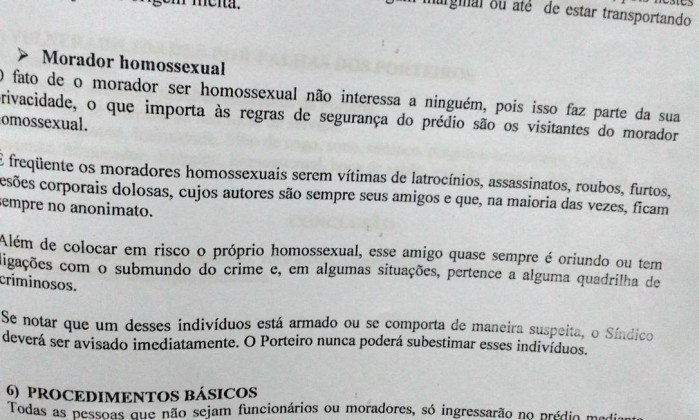 Carta de desculpas aos condôminos