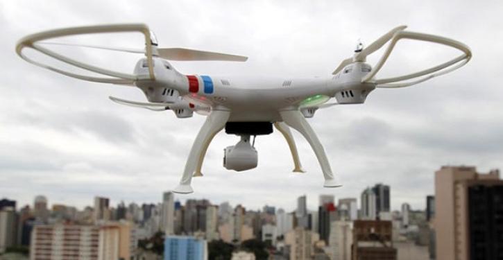 Com o uso de drones é possível ter uma visão privilegiada dos edifícios.