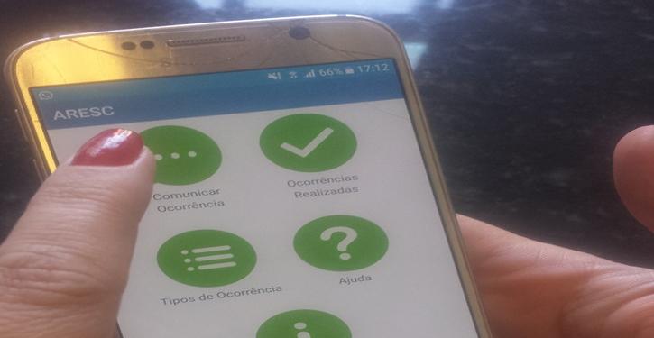 Aresc lança Aplicativo para comunicar vazamentos em vias públicas